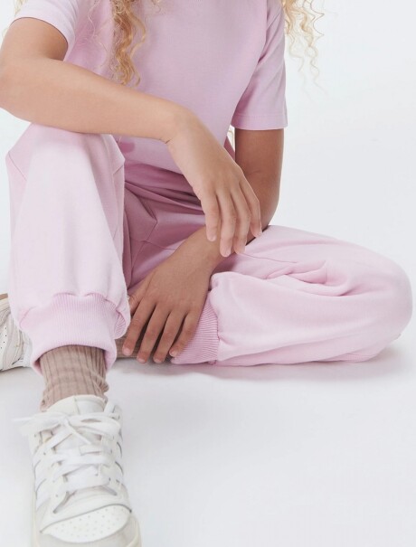 PANTALÓN BABUCHA INFANTIL UNISSEX ROSADO