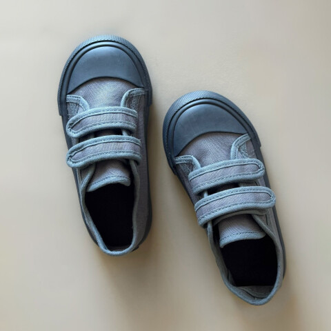 Zapatillas De Lona Velcro Navy