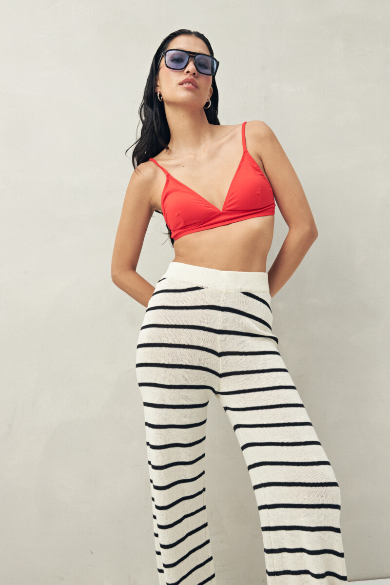 PANTALON DALITA - Negro/Crudo 