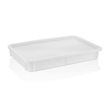 Contenedor para bollos y masa de pizza 60 × 40 × 7,5 cm | Gastroplast GPHPE75 Contenedor para bollos y masa de pizza 60 × 40 × 7,5 cm | Gastroplast GPHPE75