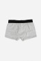 Boxer liso pack x 3 GRIS