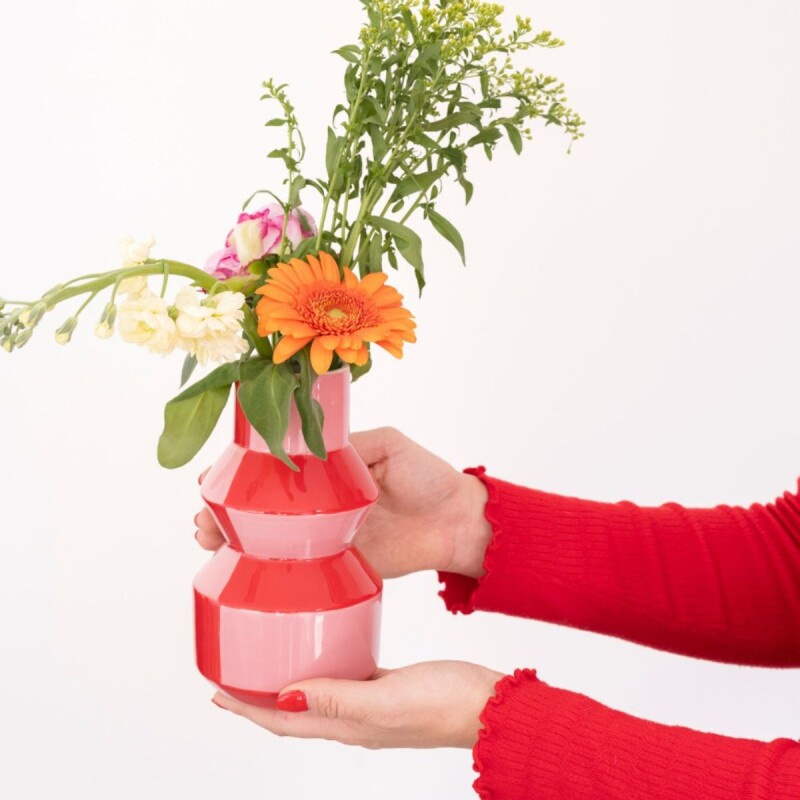 Florero de cerámica Celestino Candy Crush