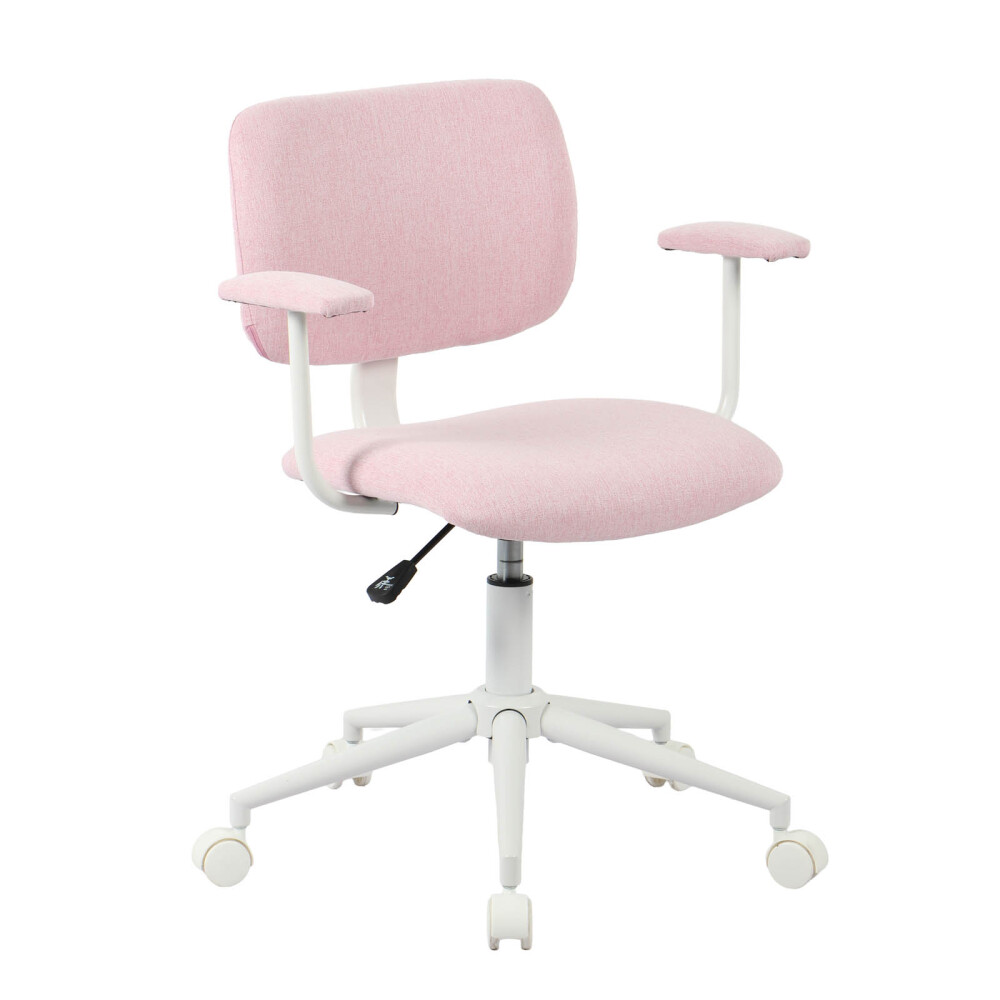 ASIENTO DE OFICINA POLIPROPILENO-Y-TELA ROSA CLIFFORD