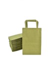 Pack x 50 - bolsa lisa 14x08x20 cm. VERDE CARDAMOMO