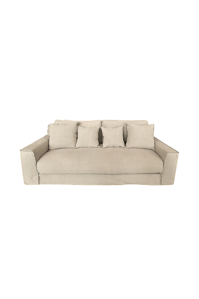 Sofá Sand, 3 Cuerpos - Beige 