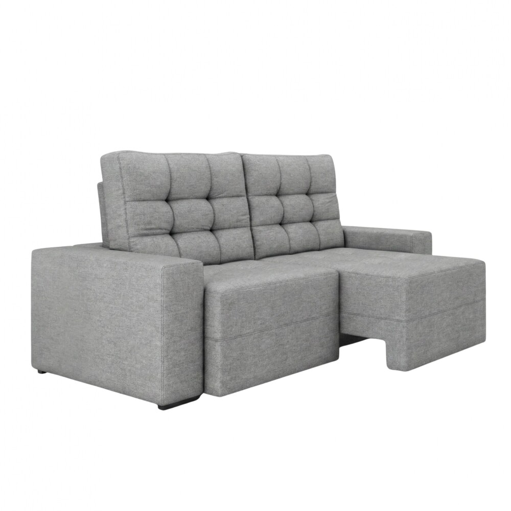 Sillón Cama Reclier Pequim 3 Cuerpos - Extensible Gris