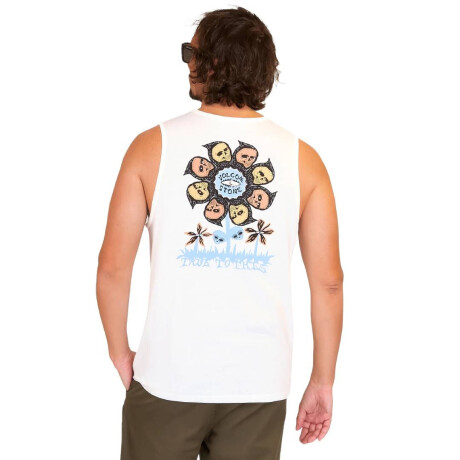Remera Volcom Parkaface Blanco