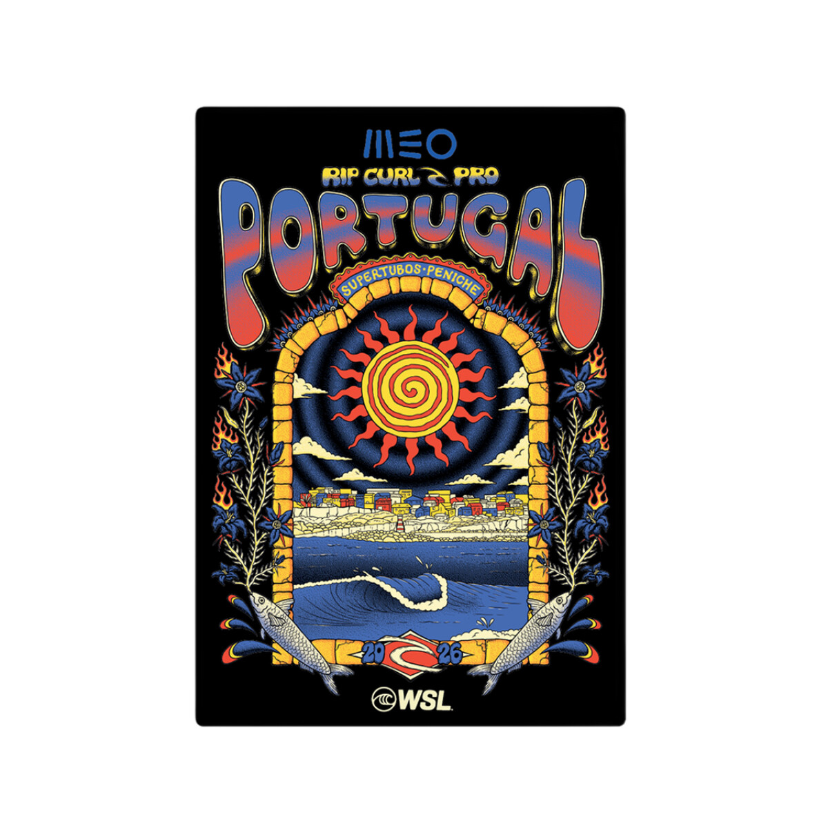 Stickers Rip Curl Meo Peniche Pro 26 