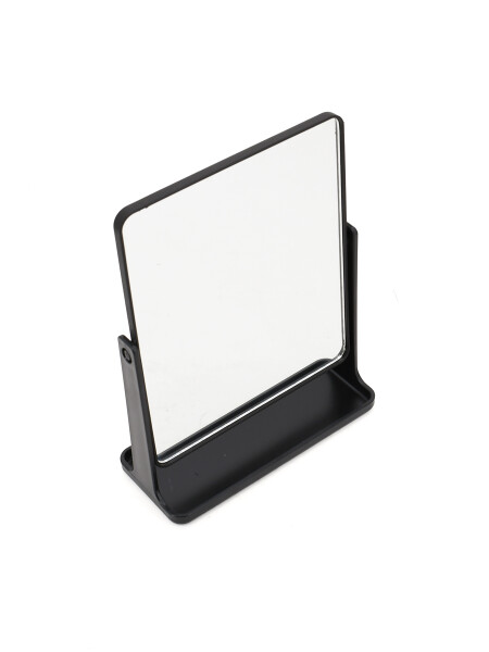 ESPEJO CUADRADO CON BASE NEGRO