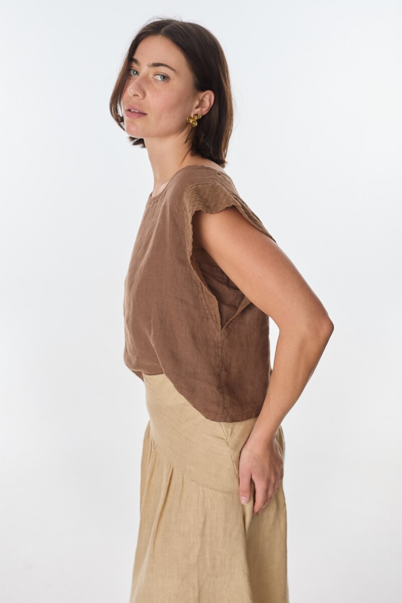 Blusa Aster Chocolate