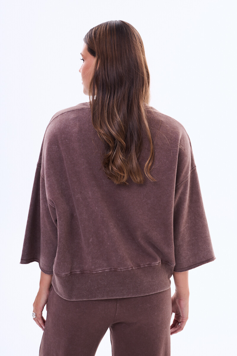 Buzo de felpa Guatape Marron