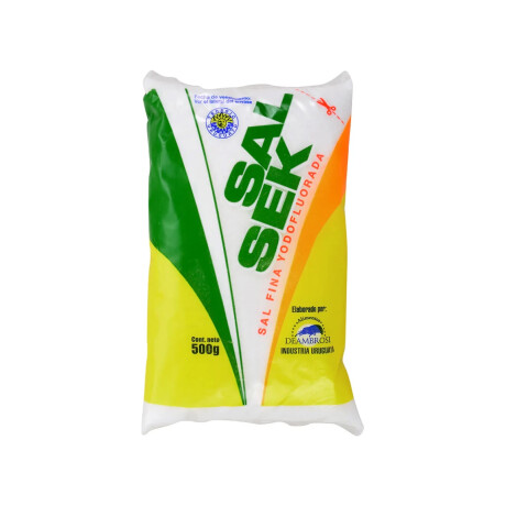 SAL SEK FINA YODO FLUORADA - 500Grs SAL SEK FINA YODO FLUORADA - 500Grs