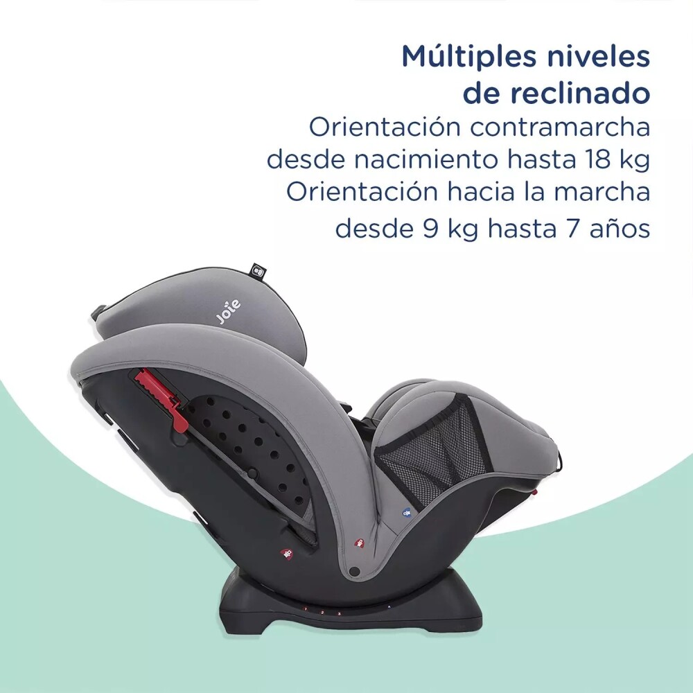 Silla de auto JOIE STAGES 0-7años gris