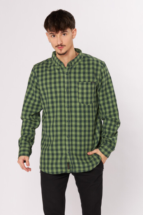 CAMISA ZIVO RUSTY Verde