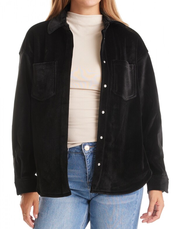 Sobrecamisa Corduroy Soft NEGRO