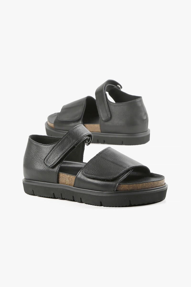 SANDALIA EASY VEL Negro