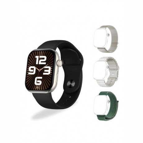 Reloj Smartwatch ARGOM S40 2,01' TFT Resistencia IP67 Con Bandas Intercambiables - Beige Reloj Smartwatch ARGOM S40 2,01' TFT Resistencia IP67 Con Bandas Intercambiables - Beige