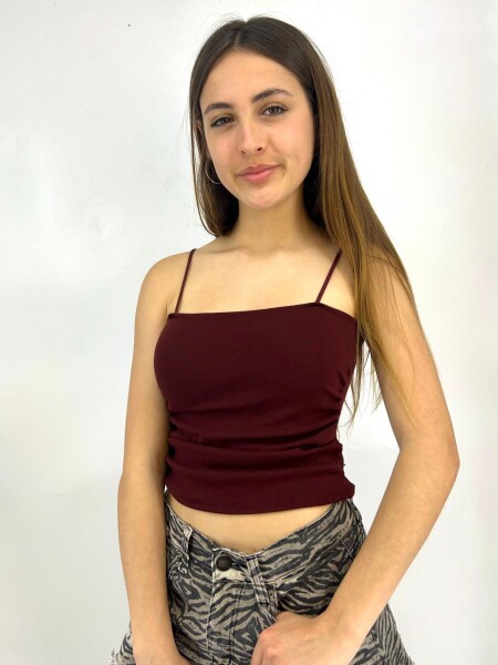 TOP SLOWLY 2084 BORDO