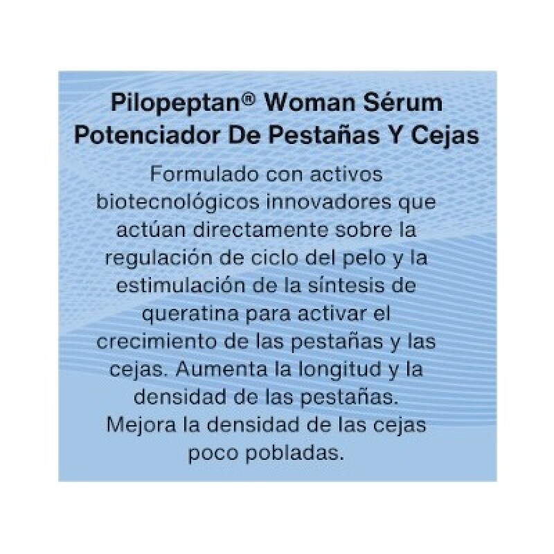 Serum Potenciador De Pestañas Y Cejas Pilopeptan Woman 6ml. Serum Potenciador De Pestañas Y Cejas Pilopeptan Woman 6ml.