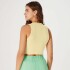 BLUSA SM FEM AMARILLO