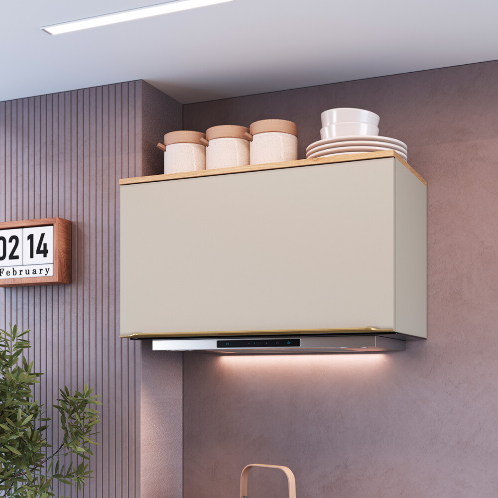 Aéreo Everest basculante 0,80 m Color: Carvalho/Panna Aéreo Everest Basculante 0,80 M Color: Carvalho/panna