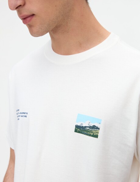 Remera Sandino Off white