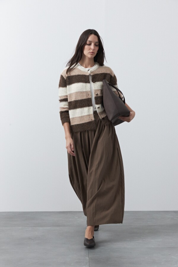 CARDIGAN FROST Chocolate