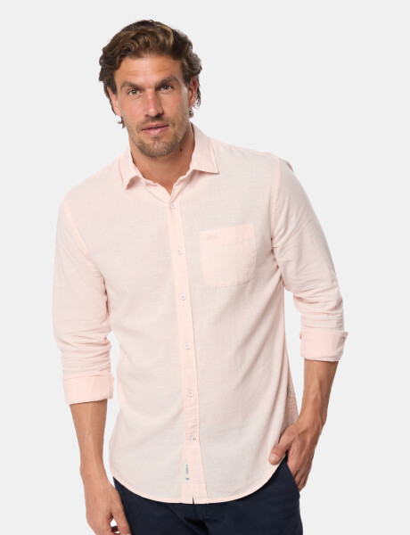 CAMISA DE LINO Rosado