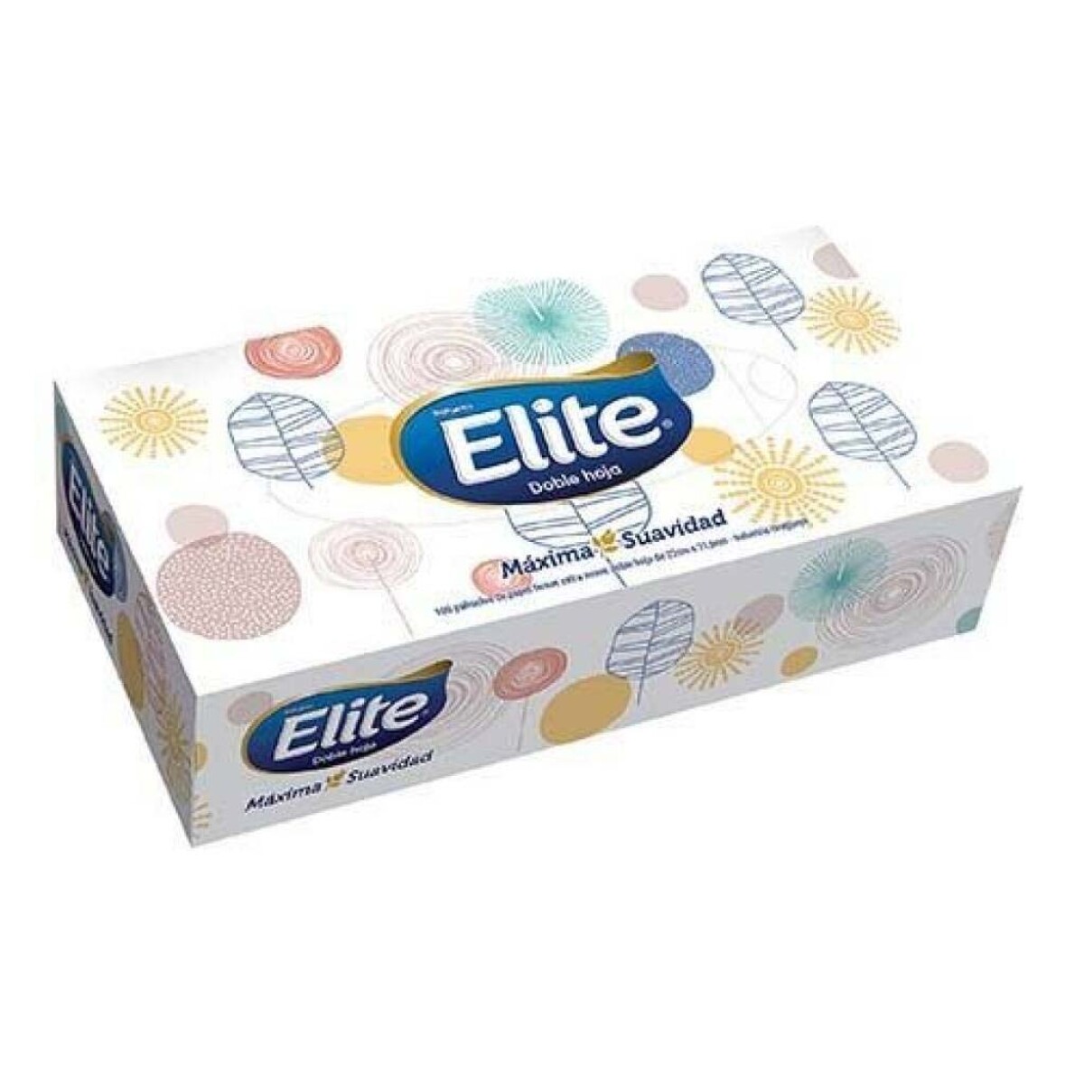 Elite pañuelos Facial Doble Hoja 