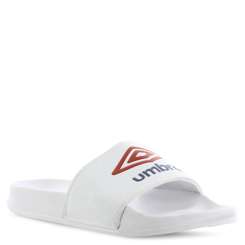 Chanclas de Hombre Umbro Locker Room Blanco - Rojo - Azul Marino