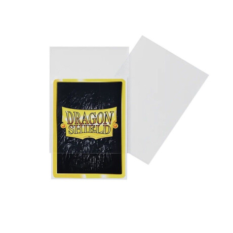 Dragon Shield: 60 Japanese Size Card Sleeves - Clear Matte Dragon Shield: 60 Japanese Size Card Sleeves - Clear Matte