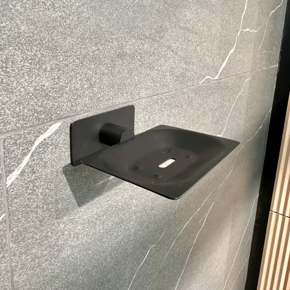 Jabonera autoadhesiva negro mate GC Jabonera Autoadhesiva Negro Mate Gc