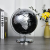 Globo Terraqueo Metal 20x26.5cm - Plateado Globo Terraqueo Metal 20x26.5cm - Plateado