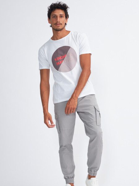 Pantalón cargo jogger Gris