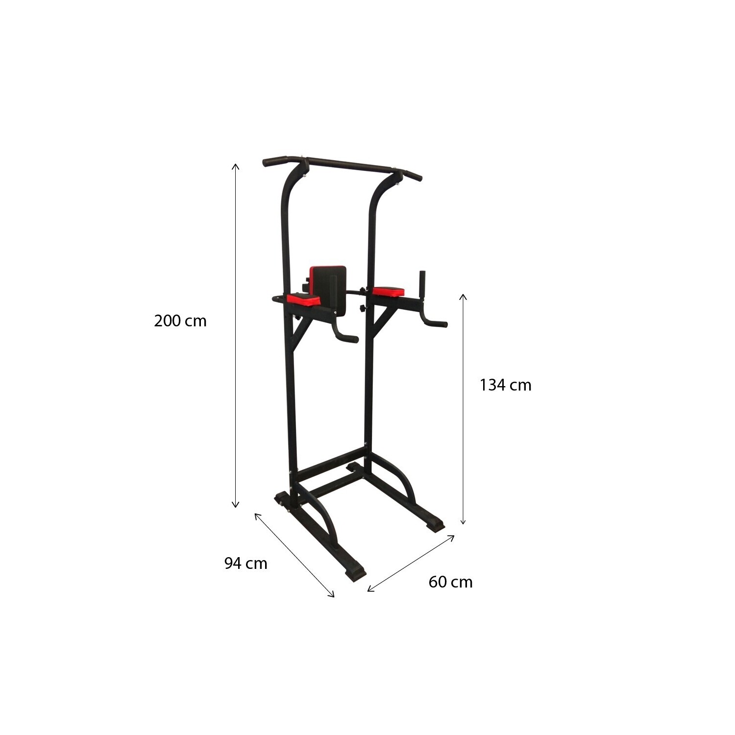 Torre Para Dominadas y Abdominales Power Station Electroventas