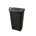CESTO CANASTO ROPA SIMIL RATTAN 40 LITROS ARQPLAST NEGRO CESTO CANASTO ROPA SIMIL RATTAN 40 LITROS ARQPLAST NEGRO
