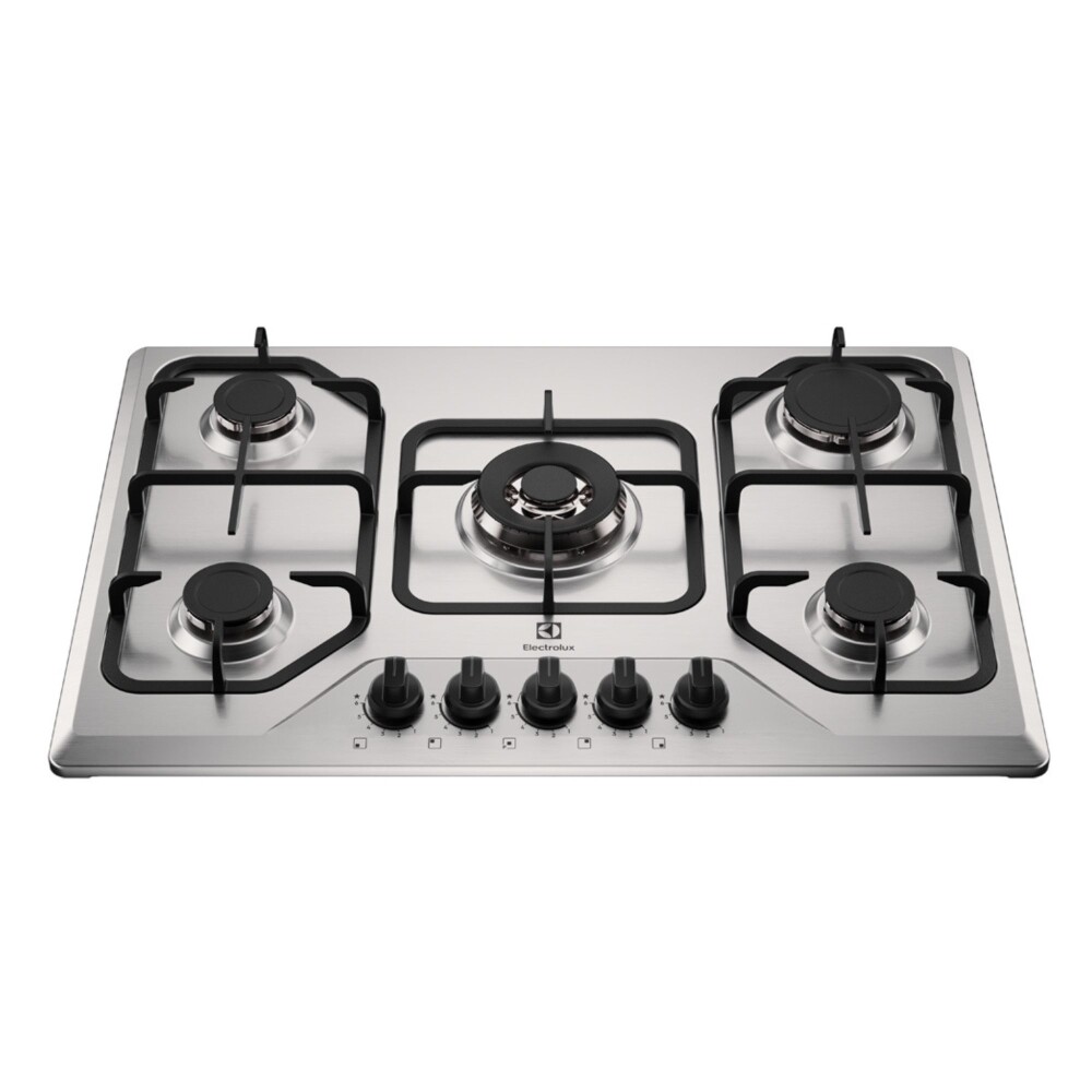 Anafe 5 Hornallas Inox Acero inoxidable