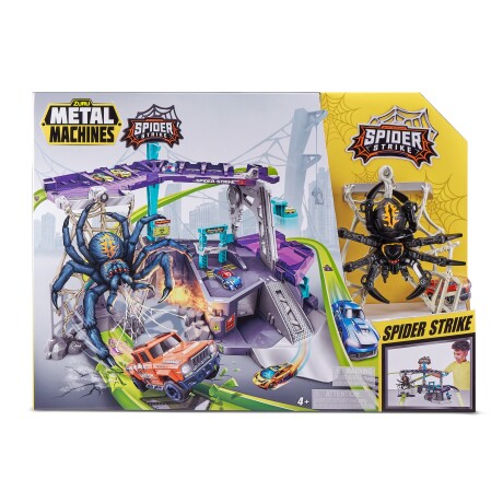 Pista Metal Machines Spider Strike con Vehículo 001