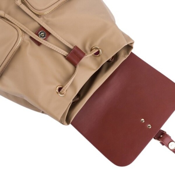 Mochila Gaston Luga Parlan Urbana Impermeable Mini Bolso Color Variante Marron