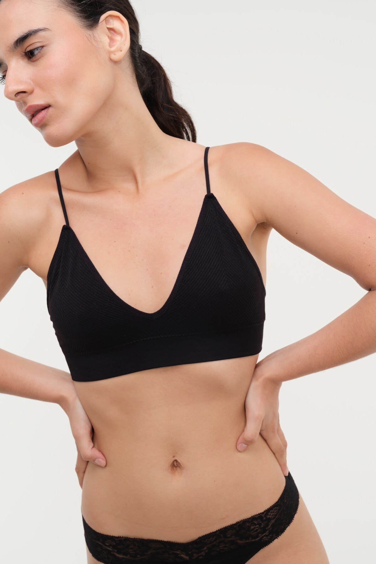 Bralette Palmer Negro