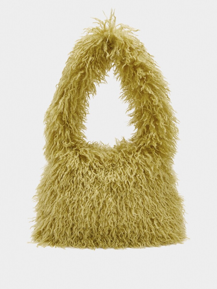 Bolso Tote Efecto Pelo lima