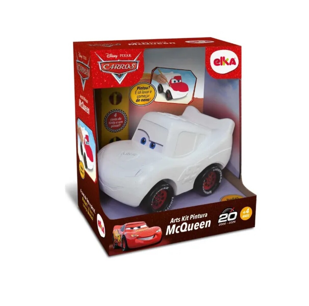 Kit de Arte para Pintar Rayo McQueen Disney Pixar Cars 