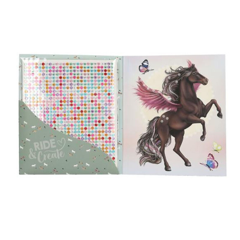 Crea tu libro de sticker de diamantes Miss Melody Top Model Crea tu libro de sticker de diamantes Miss Melody Top Model