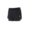 SHORT KT WMN TRNG 2 IN 1 gris city NEGRO