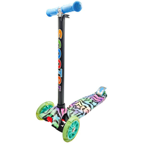 Monopatin Tripatin Scooter Luces Regulable Infantil Niños Variante Diseño Estrellas