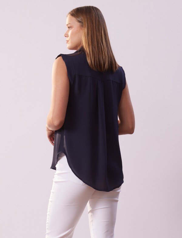Blusa Botones AZUL