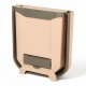 Cesto Basura Colgante Residuos Cocina Plegable Papelera Beige