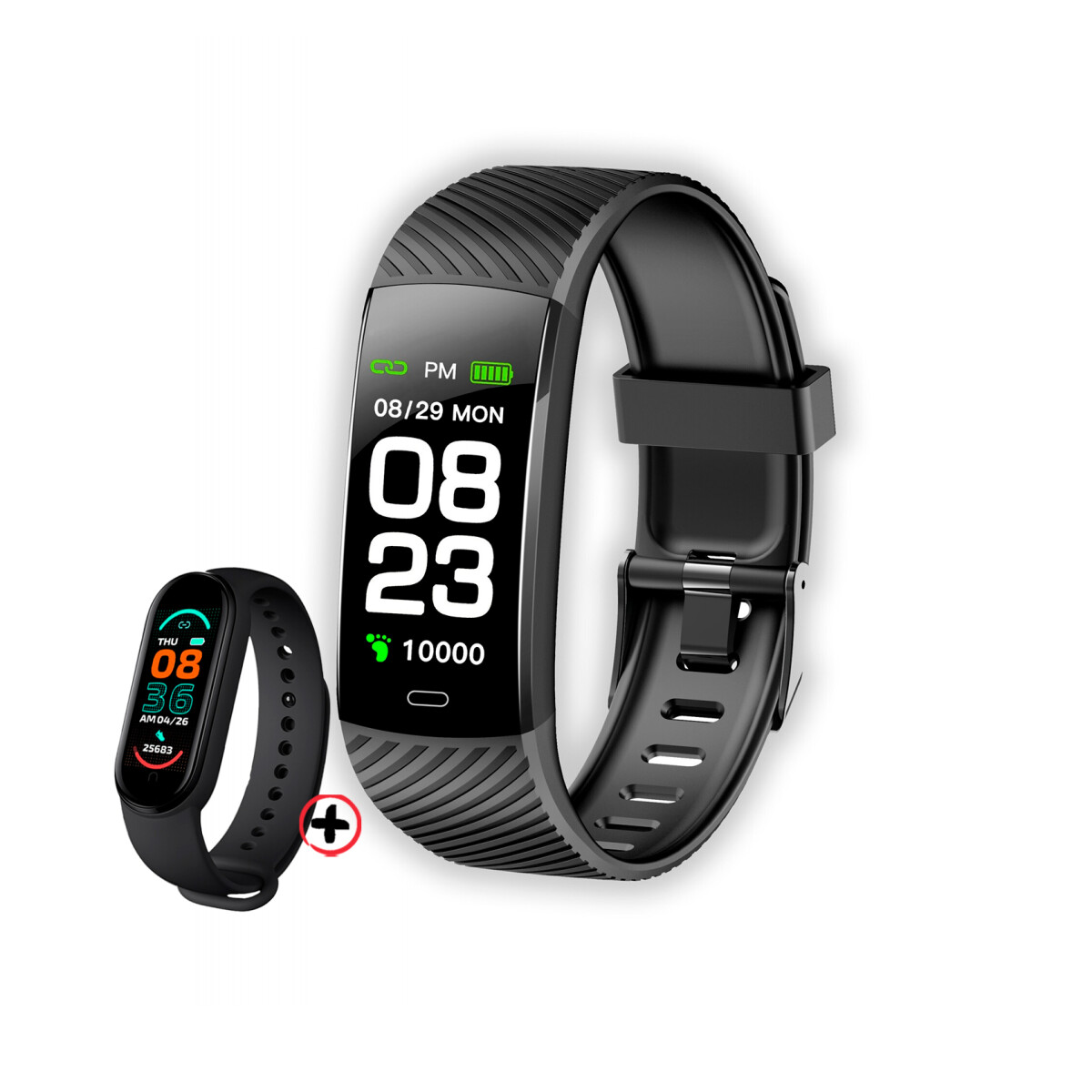 Smartwatch Smart Xion Xi-watch55 Blk Smartband + Smartwatch - Negro 