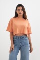 Remera oversized cropped SALMON