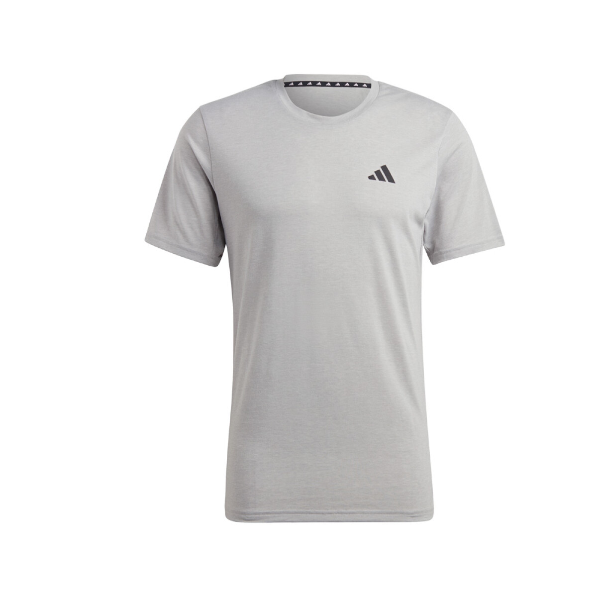 REMERA adidas TRAIN ESSENTIALS FEELREADY - Medium Grey Heather / White / Black 